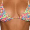 Comino Triangel-Bikinioberteil mit buntem Multicolor-Print Comino Triangel-Bikinioberteil mit buntem Multicolor-Print