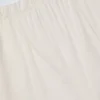 Dalila Hose aus Baumwollpopeline mit weitem Bein in Weiß Dalila Hose aus Baumwollpopeline mit weitem Bein in Weiß