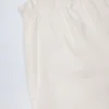 Dalila Hose aus Baumwollpopeline mit weitem Bein in Weiß Dalila Hose aus Baumwollpopeline mit weitem Bein in Weiß