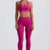 Define Luxe High-Waist Leggings in Berry Define Luxe High-Waist Leggings in Berry
