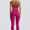 Define Luxe High-Waist Leggings in Berry Define Luxe High-Waist Leggings in Berry