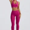 Define Luxe High-Waist Leggings in Berry Define Luxe High-Waist Leggings in Berry