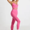 Define Luxe High-Waist Leggings in Hot Pink