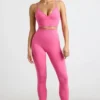 Define Luxe High-Waist Leggings in Hot Pink