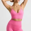Define Luxe High-Waist Mini Shorts in Pink Define Luxe High-Waist Mini Shorts in Pink