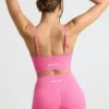 Define Luxe High-Waist Mini Shorts in Pink Define Luxe High-Waist Mini Shorts in Pink