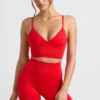 Define Luxe High-Waist Mini Shorts in Red Define Luxe High-Waist Mini Shorts in Red