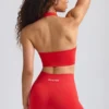 Define Luxe Mini-Shorts in Poppy Red Define Luxe Mini-Shorts in Poppy Red