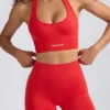 Define Luxe Mini-Shorts in Poppy Red Define Luxe Mini-Shorts in Poppy Red