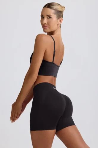 Define Luxe Mini-Shorts in Schwarz