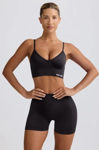 Define Luxe Mini-Shorts in Schwarz