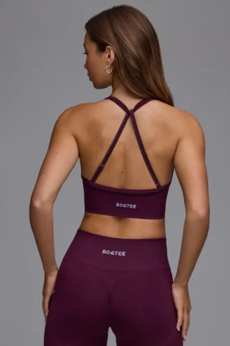 Define Luxe Multiway-Sport-BH in Grape