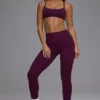 Define Luxe Multiway-Sport-BH mit offenem Rücken in Grape Define Luxe Multiway-Sport-BH mit offenem Rücken in Grape