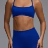 Define Luxe Multiway-Sport-BH mit offenem Rücken in Royal Blue Define Luxe Multiway-Sport-BH mit offenem Rücken in Royal Blue