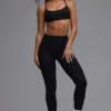 Define Luxe Multiway-Sport-BH mit offenem Rücken in Schwarz Define Luxe Multiway-Sport-BH mit offenem Rücken in Schwarz