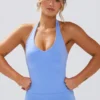 Define Luxe Neckholder-Oberteil in Hellblau Define Luxe Neckholder-Oberteil in Hellblau