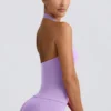 Define Luxe Neckholder-Oberteil in Lila Define Luxe Neckholder-Oberteil in Lila