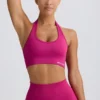 Define Luxe Neckholder-Sport-BH in Berry Define Luxe Neckholder-Sport-BH in Berry