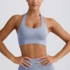 Define Luxe Neckholder-Sport-BH in Blaugrau Define Luxe Neckholder-Sport-BH in Blaugrau