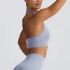 Define Luxe Neckholder-Sport-BH in Blaugrau Define Luxe Neckholder-Sport-BH in Blaugrau