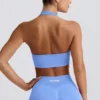 Define Luxe Neckholder-Sport-BH in Hellblau Define Luxe Neckholder-Sport-BH in Hellblau