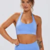 Define Luxe Neckholder-Sport-BH in Hellblau Define Luxe Neckholder-Sport-BH in Hellblau