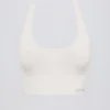 Define Luxe Neckholder-Sport-BH in Weiß Define Luxe Neckholder-Sport-BH in Weiß