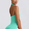 Define Luxe Neckholder-Tanktop in Mint Define Luxe Neckholder-Tanktop in Mint