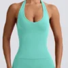 Define Luxe Neckholder-Tanktop in Mint Define Luxe Neckholder-Tanktop in Mint