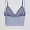 Define Luxe Sport-BH mit V-Ausschnitt in Blaugrau Define Luxe Sport-BH mit V-Ausschnitt in Blaugrau