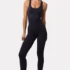 Define Luxe Unitard mit offenem Rücken in Schwarz Define Luxe Unitard mit offenem Rücken in Schwarz