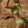Delos Booty-Bademode mit grünem Print Delos Booty-Bademode mit grünem Print