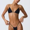 Delray Bikinihosen mit Rüschen in Schwarz Delray Bikinihosen mit Rüschen in Schwarz