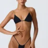 Delray Bikinihosen mit Rüschen in Schwarz Delray Bikinihosen mit Rüschen in Schwarz