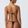 Delray Bikinihosen mit Rüschen in Schwarz Delray Bikinihosen mit Rüschen in Schwarz