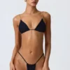Delray Bikinihosen mit Rüschen in Schwarz Delray Bikinihosen mit Rüschen in Schwarz