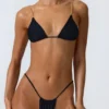 Delray Bikinihosen mit Rüschen in Schwarz Delray Bikinihosen mit Rüschen in Schwarz