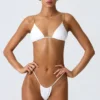 Delray Bikinihosen mit Rüschen in Weiß