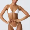 Delray Bikinihosen mit Rüschen in Weiß