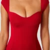 Dolcezza Maxikleid mit Herzausschnitt in Rot Dolcezza Maxikleid mit Herzausschnitt in Rot