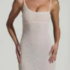 Duhamel Maxikleid mit Verzierung am Rücken in Weiß Duhamel Maxikleid mit Verzierung am Rücken in Weiß
