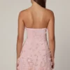 Edita verziertes Bandeau-Minikleid in A-Linie in Ballettrosa Edita verziertes Bandeau-Minikleid in A-Linie in Ballettrosa