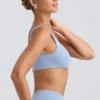 Ein-Schulter-Sport-BH in Washed Blue Ein-Schulter-Sport-BH in Washed Blue
