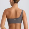 Ein-Schulter-Sport-BH in Washed Charcoal Ein-Schulter-Sport-BH in Washed Charcoal