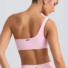 Ein-Schulter-Sport-BH in Washed Ice Pink Ein-Schulter-Sport-BH in Washed Ice Pink