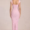 Elisa Maxikleid mit Herzausschnitt in Blossom Pink Elisa Maxikleid mit Herzausschnitt in Blossom Pink