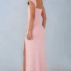 Elva Modal-Maxikleid mit Herzausschnitt und drapiertem Taillenbereich in Blush Pink Elva Modal-Maxikleid mit Herzausschnitt und drapiertem Taillenbereich in Blush Pink