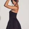 Emeline Korsett-Tüll-Minikleid in Tiefschwarz Emeline Korsett-Tüll-Minikleid in Tiefschwarz