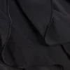 Felicity Mid-Rise-Hose mit Rüschen und ausgestelltem Bein in Schwarz Felicity Mid-Rise-Hose mit Rüschen und ausgestelltem Bein in Schwarz