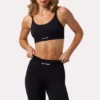 FlexiRib-Bikershorts in Schwarz